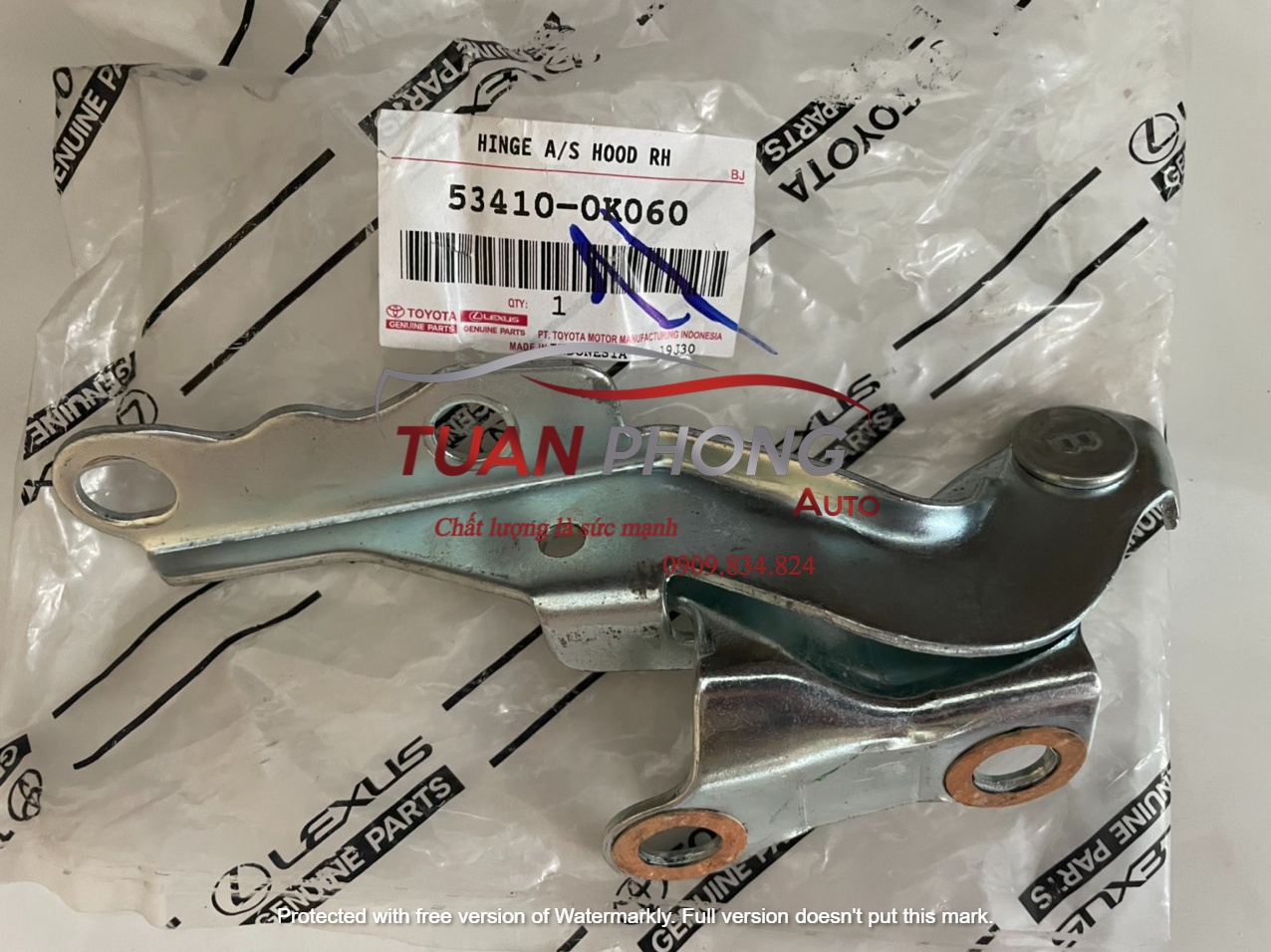 Bản Lề Capo  Phải  TOYOTA INNOVA 2006-2016 53410-0K060